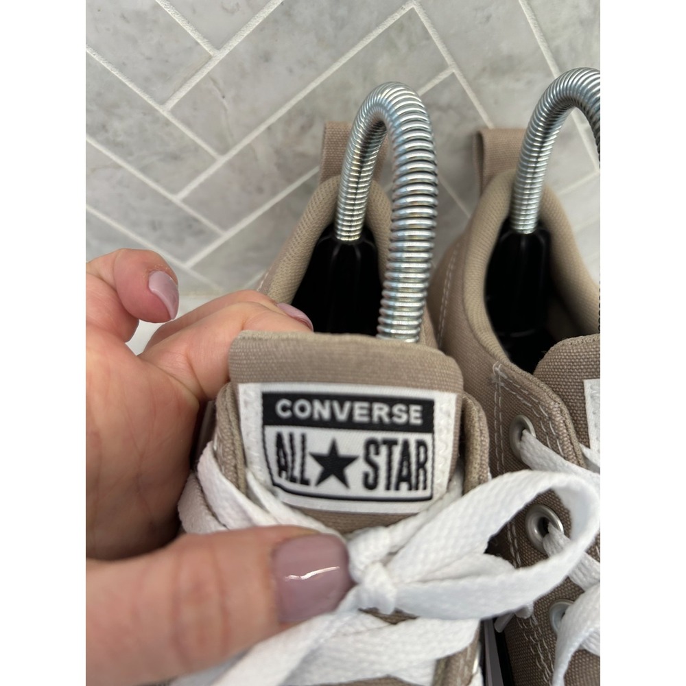 Converse Chuck Taylor All Star Malden Street Sneakers Kids Youth 4 Taupe Low Top - Picture 6 of 8